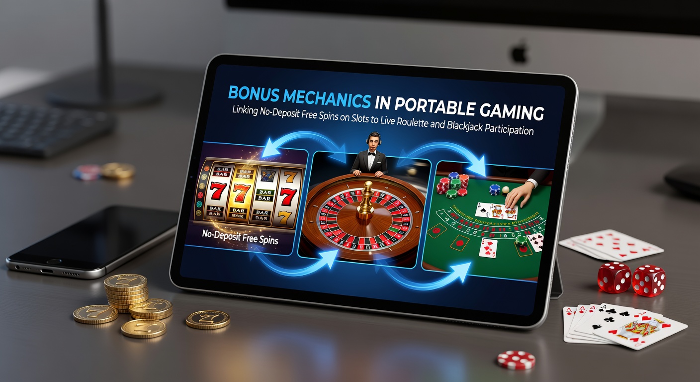 Mobiele speler die gratis spins gebruikt om over te stappen naar live tafelspellen zoals roulette en blackjack
