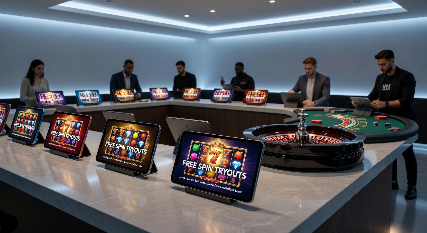 Speler test mobiele slots met gratis spins voordat overgang naar live roulette en blackjack tafels