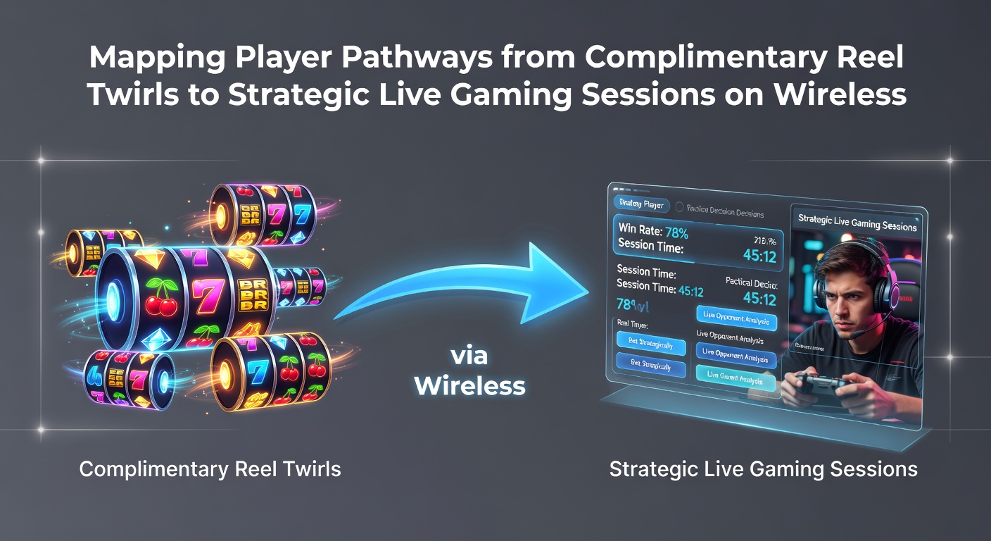 Grafiek die player pathways toont van mobiele slots naar live casino spellen