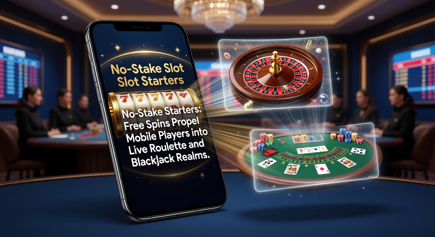 Mobiele speler activeert gratis spins op slots en maakt de sprong naar live roulette tafels met dealers in real-time