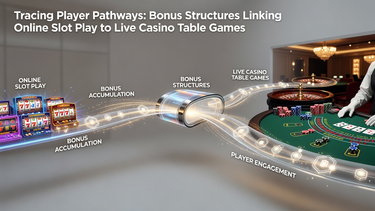 Grafiek met conversiepercentages van slotspelers naar live casino tafelspellen in 2026